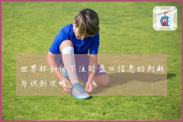 世界杯如何下注时盘口信息的判断与识别攻略