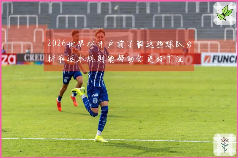 2026世界杯开户前了解这些球队分析和返水规则能帮助你更好下注