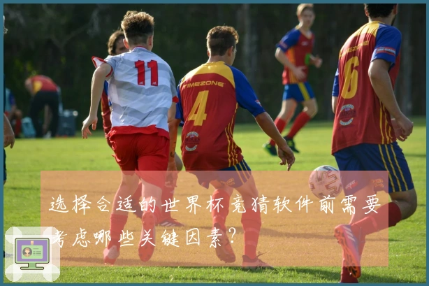 选择合适的世界杯竞猜软件前需要考虑哪些关键因素？
